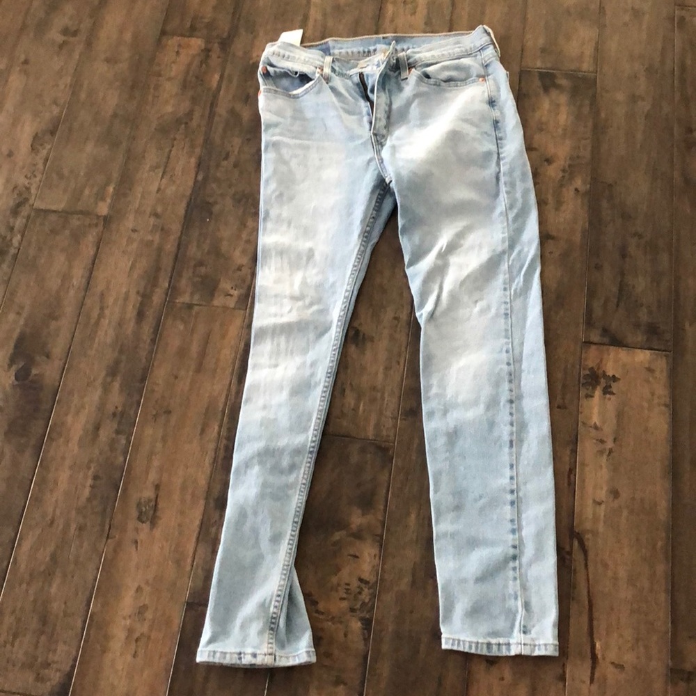 Levi 510 blue white washed Jeans